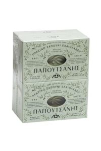 Papoutsanis-Pure-Greek-Olive-Oil-Castile-Bar-Soap-Unscented-Hypoallergenic-Sensitive-skin-Natural-Bar-for-Face-Hands-Body-Imported-from-Greece-88-oz-Bars-Pack-of-4-352-oz-total-0